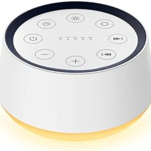 Sound Machine with 30 Soothing Sounds 12 Colors Night Light